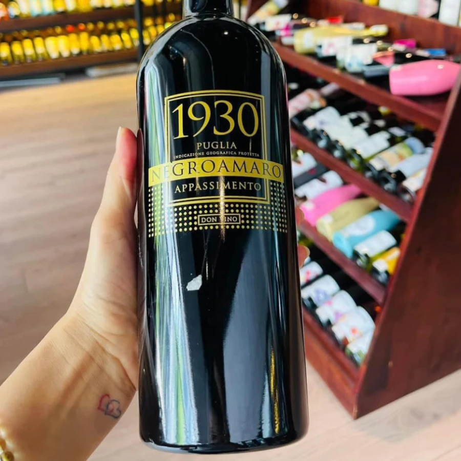 Vang Ý 1930 Negroamaro Appassimento 15%