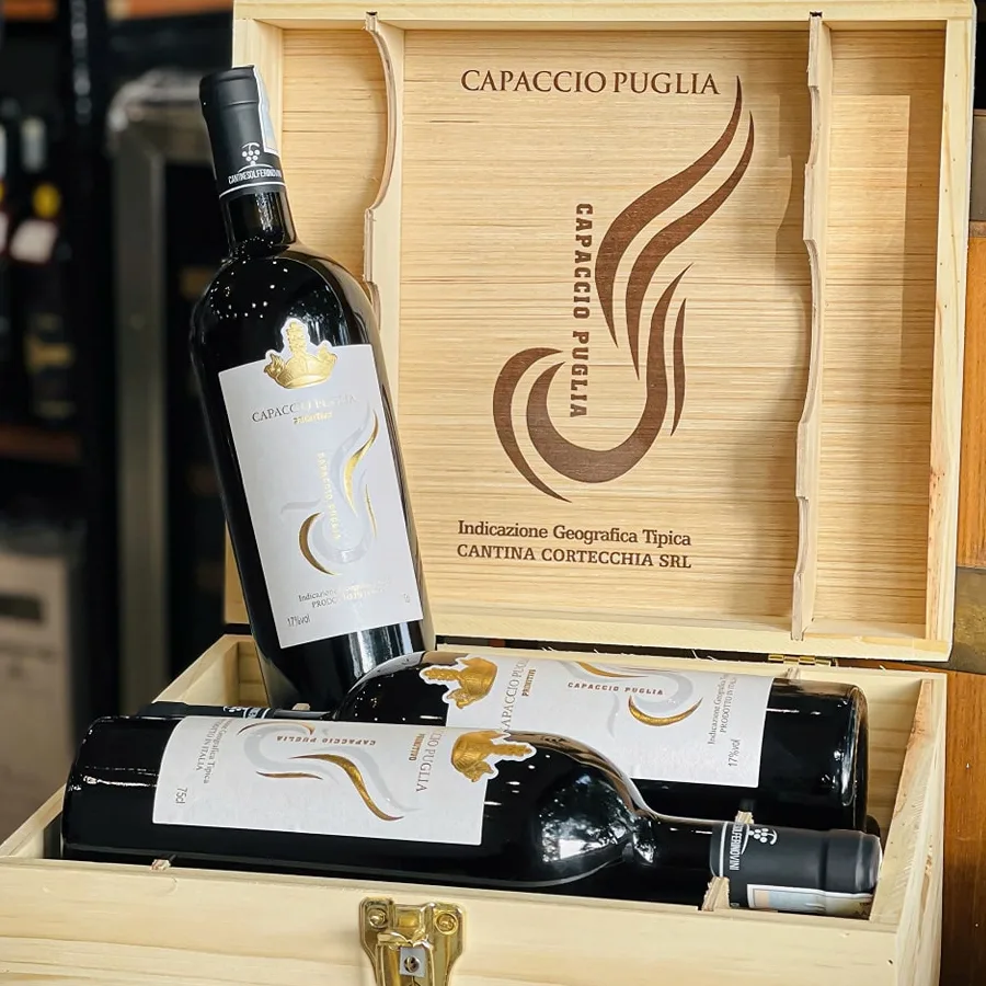 Vang Ý Capaccio Puglia Primitivo 17%
