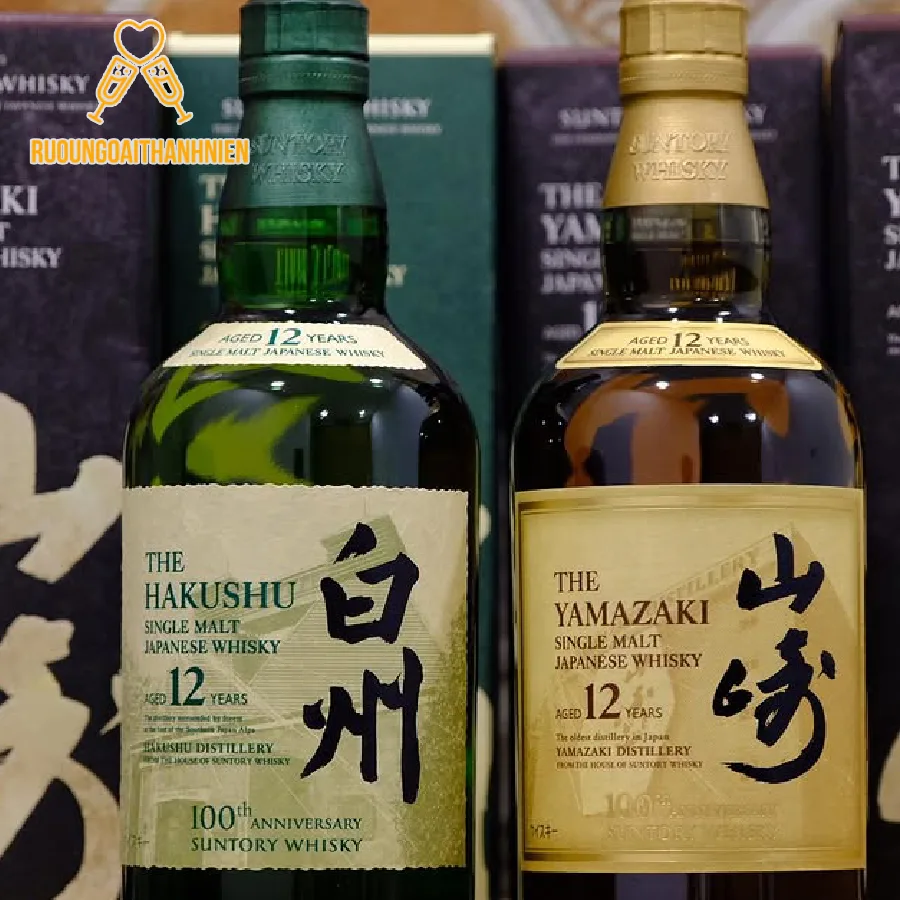 Giới thiệu về rượu Hakushu 12 100th Anniversary