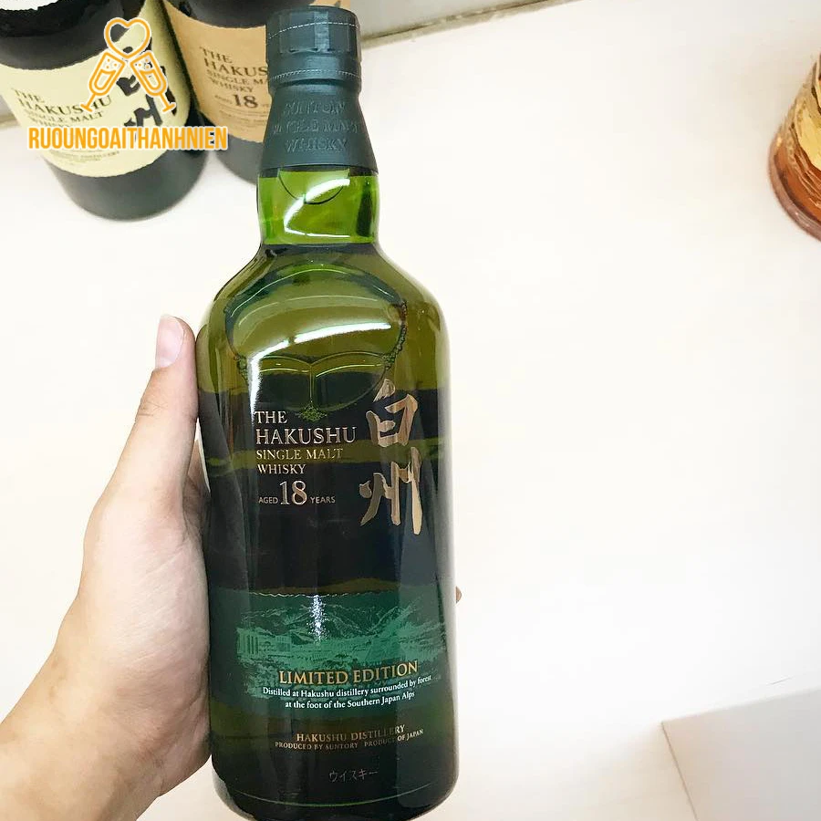 Hương vị đặc biệt của rượu Hakushu 18 Limited Edition
