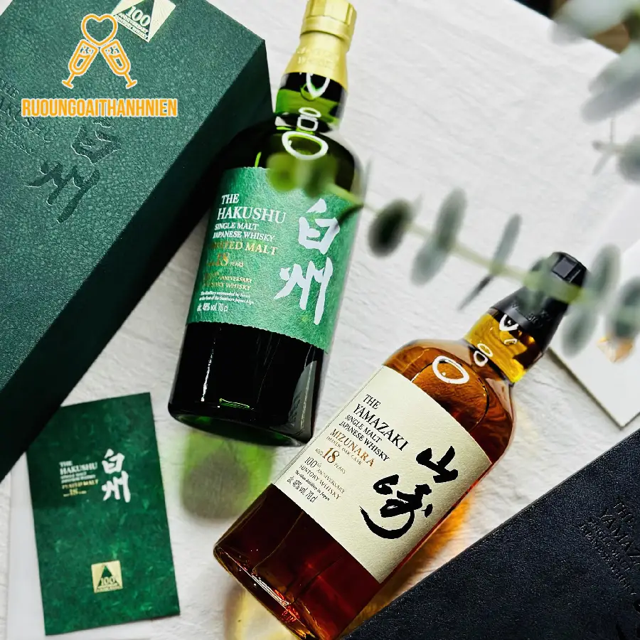 Giới thiệu về rượu Hakushu 18 Peated Malt