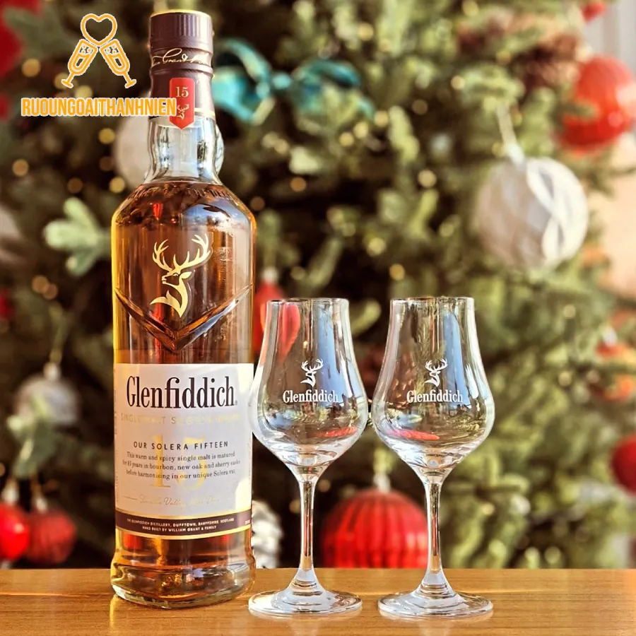 Rượu Glenfiddich 15 – Sự phong phú từ kỹ thuật ủ Solera độc đáo