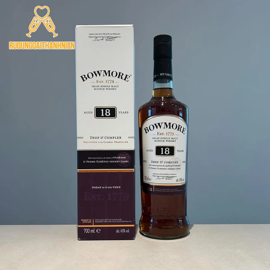 Cách thưởng thức tinh tế, xứng tầm giá rượu Bowmore 18