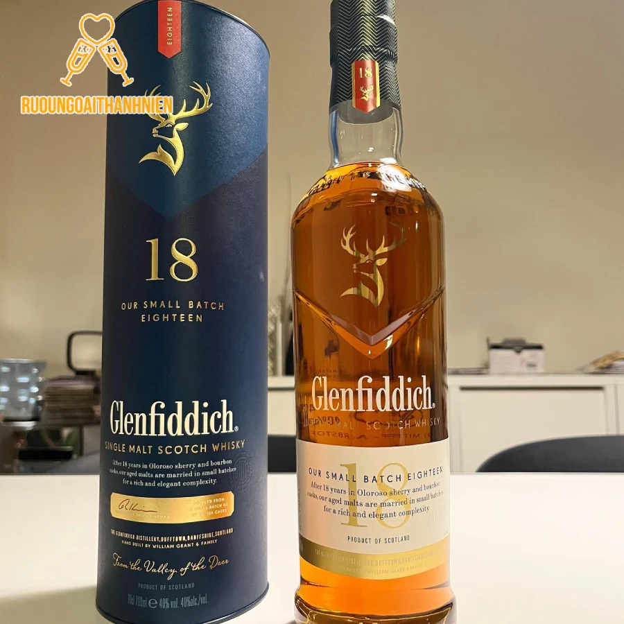 Quy trình sản xuất tương xứng với giá rượu Glenfiddich 18