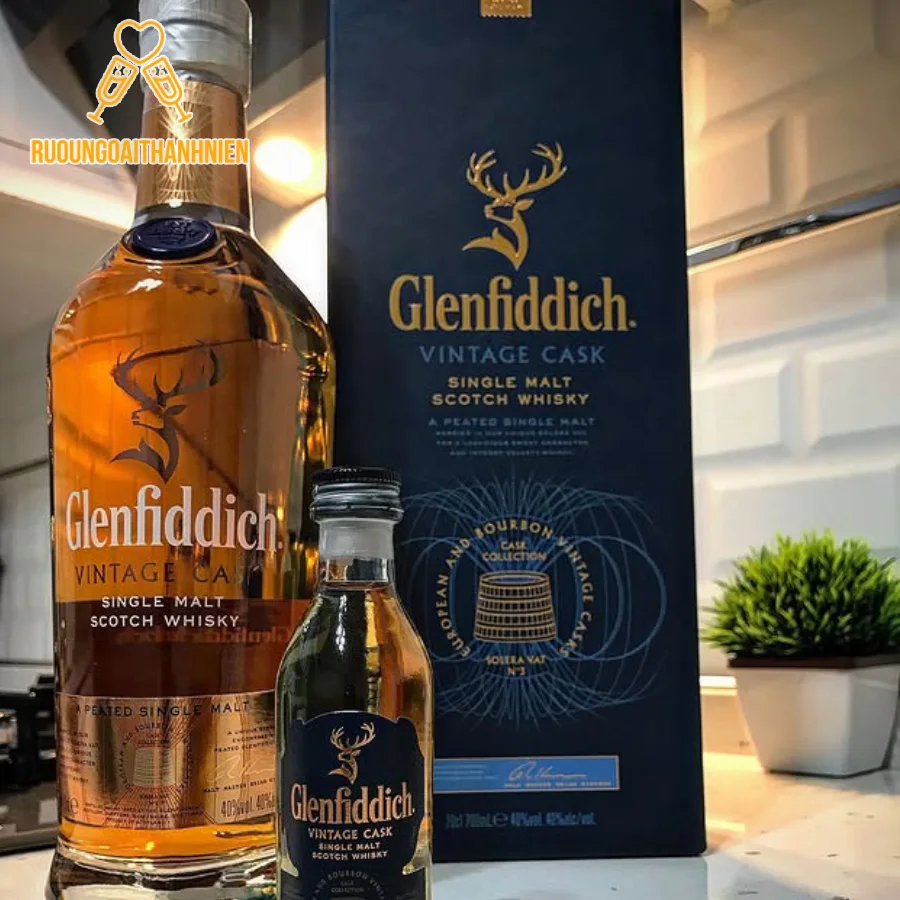 Hương vị xứng tầm với giá rượu Glenfiddich Vintage Cask