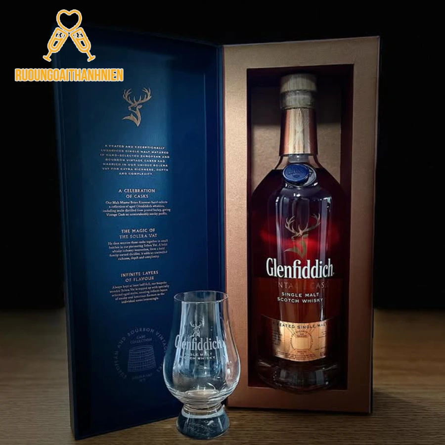 Hướng dẫn phục vụ xứng đáng với giá rượu Glenfiddich Vintage Cask