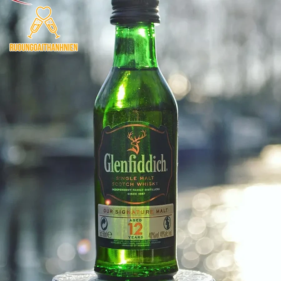 Glenfiddich 12 Year Old Miniature – Giải pháp thông minh cho hành trình khám phá whisky
