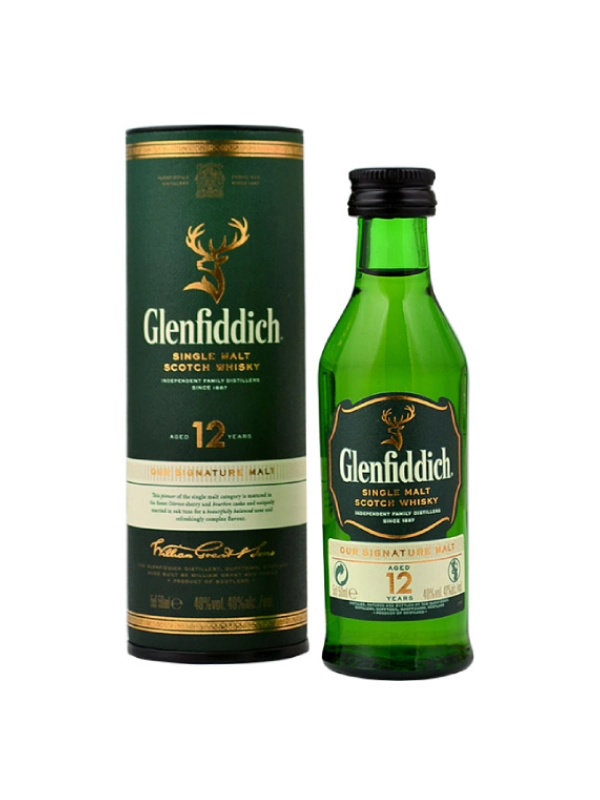glenfiddich 12 year old miniature Rượu Glenfiddich 12 Year Old Miniature