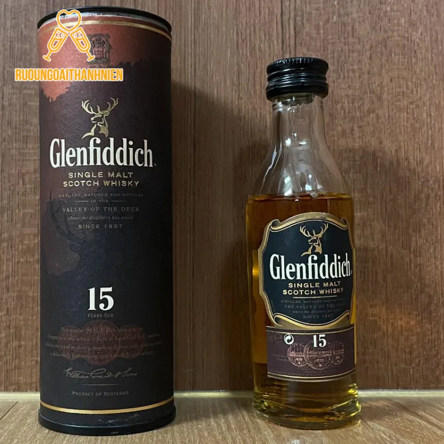 Giới thiệu về rượu Glenfiddich 15 mini